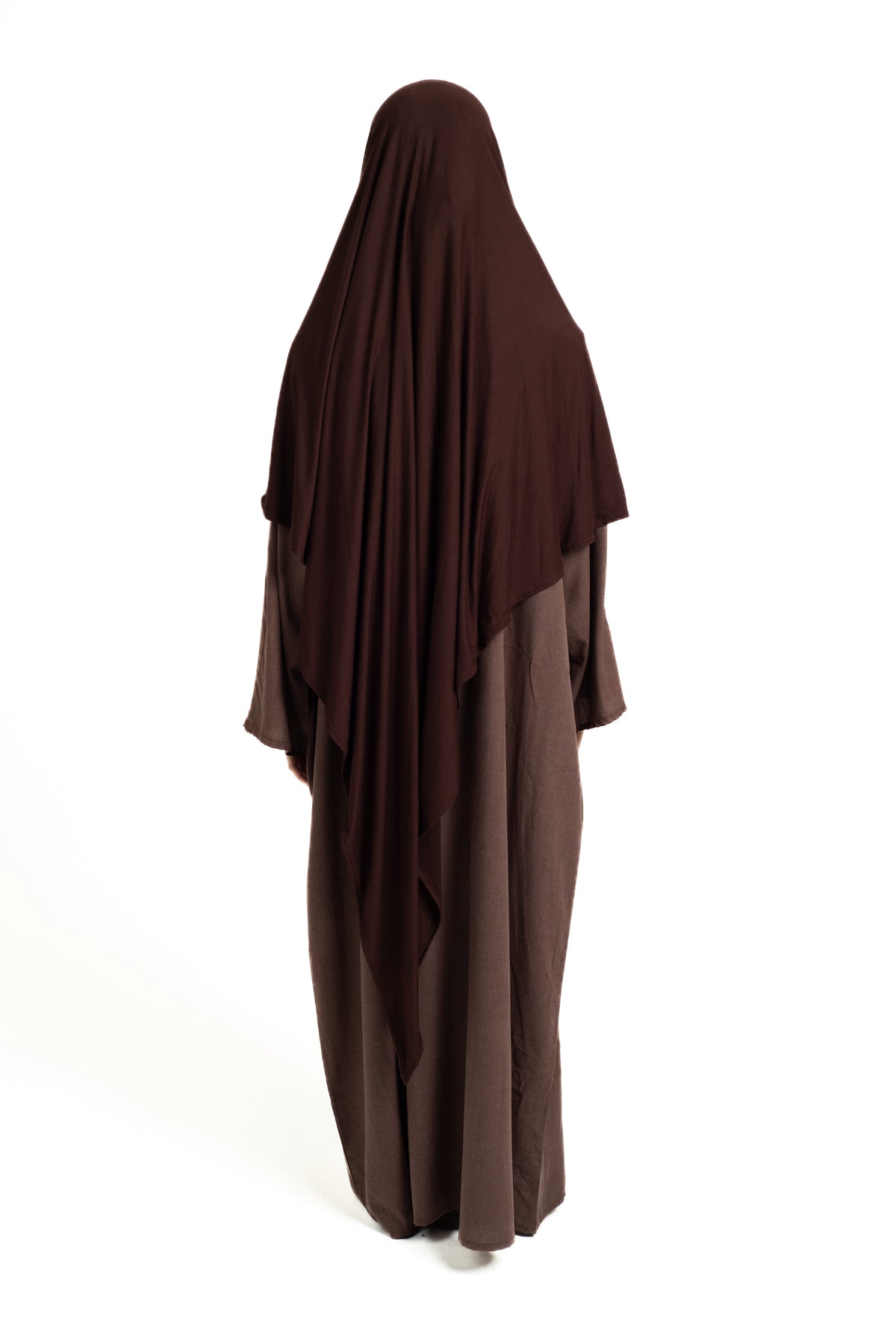 Deep chocolate regular Khimar