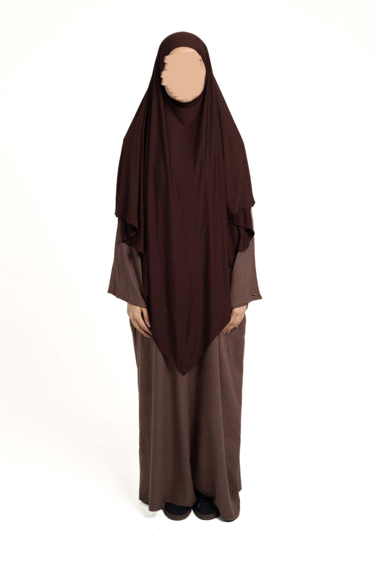 Deep chocolate regular Khimar