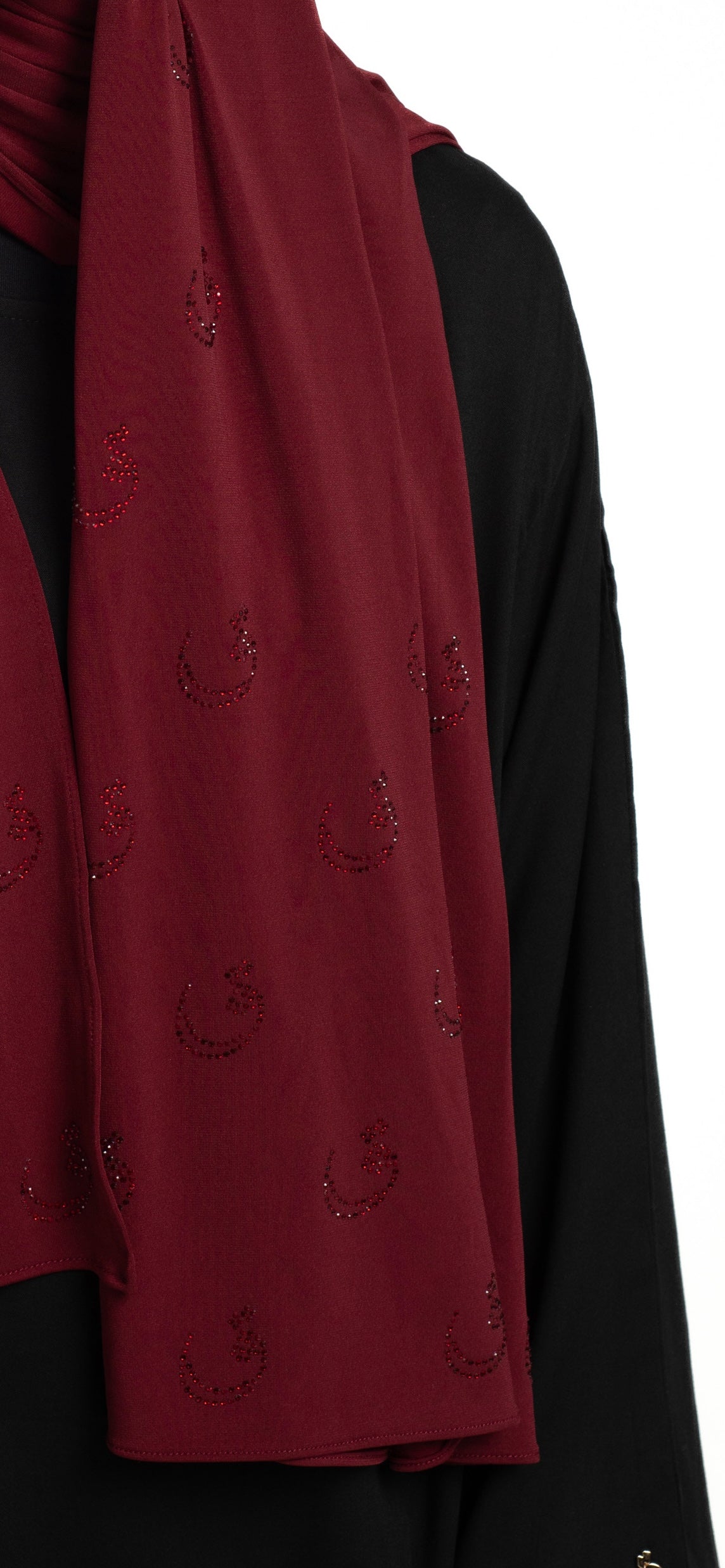 Burgundy Rhinestone