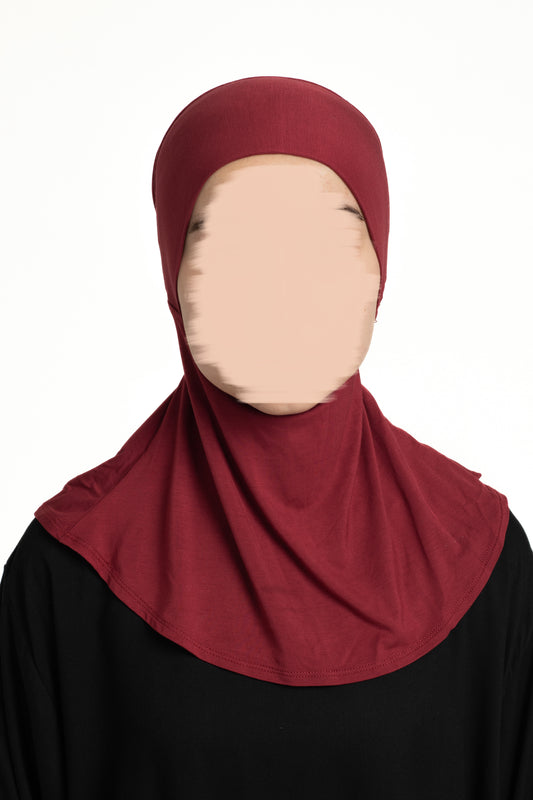 Deep burgundy modal