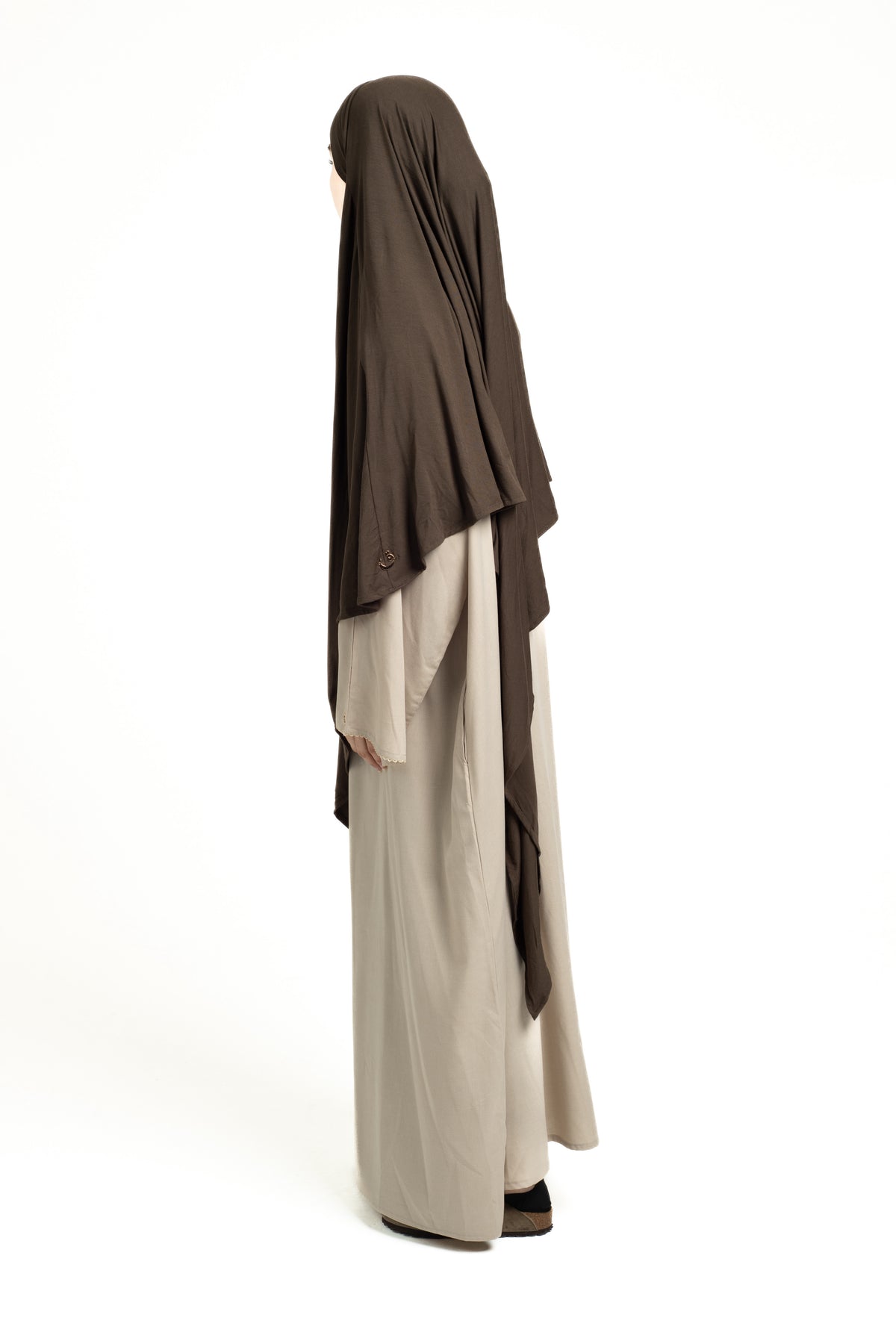 Olive brown regular Khimar