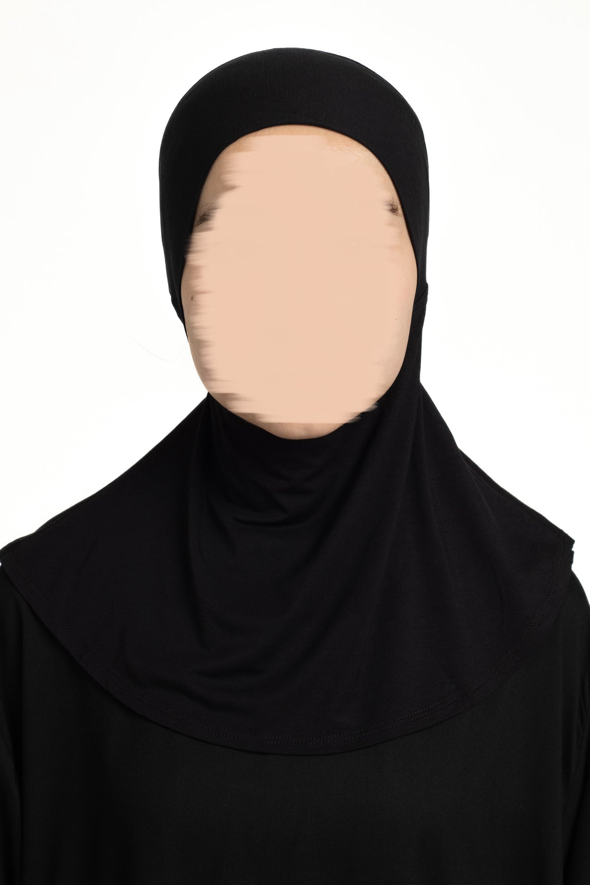 Black modal hijab