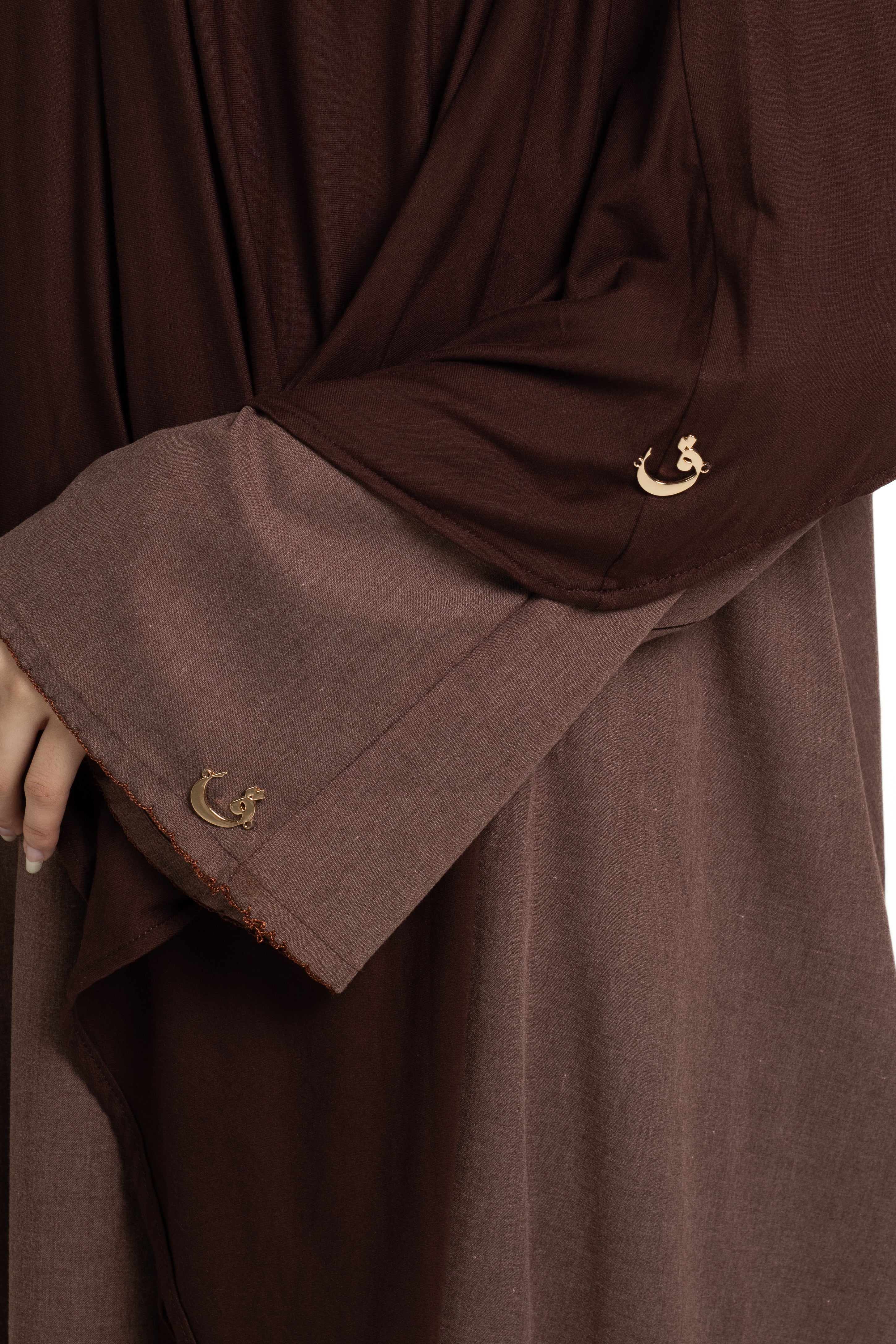 Deep brown regular Khimar