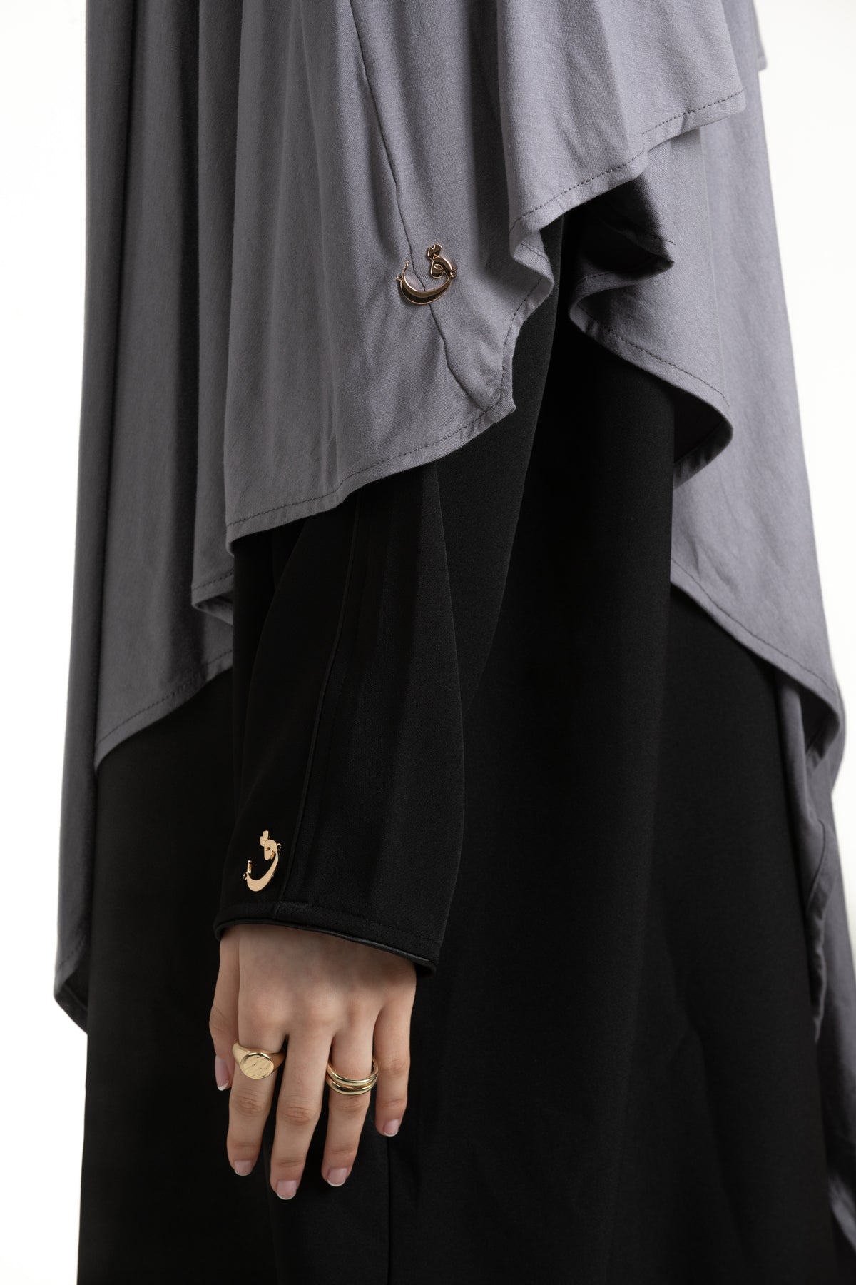 Moon-Grey Regular Khimar
