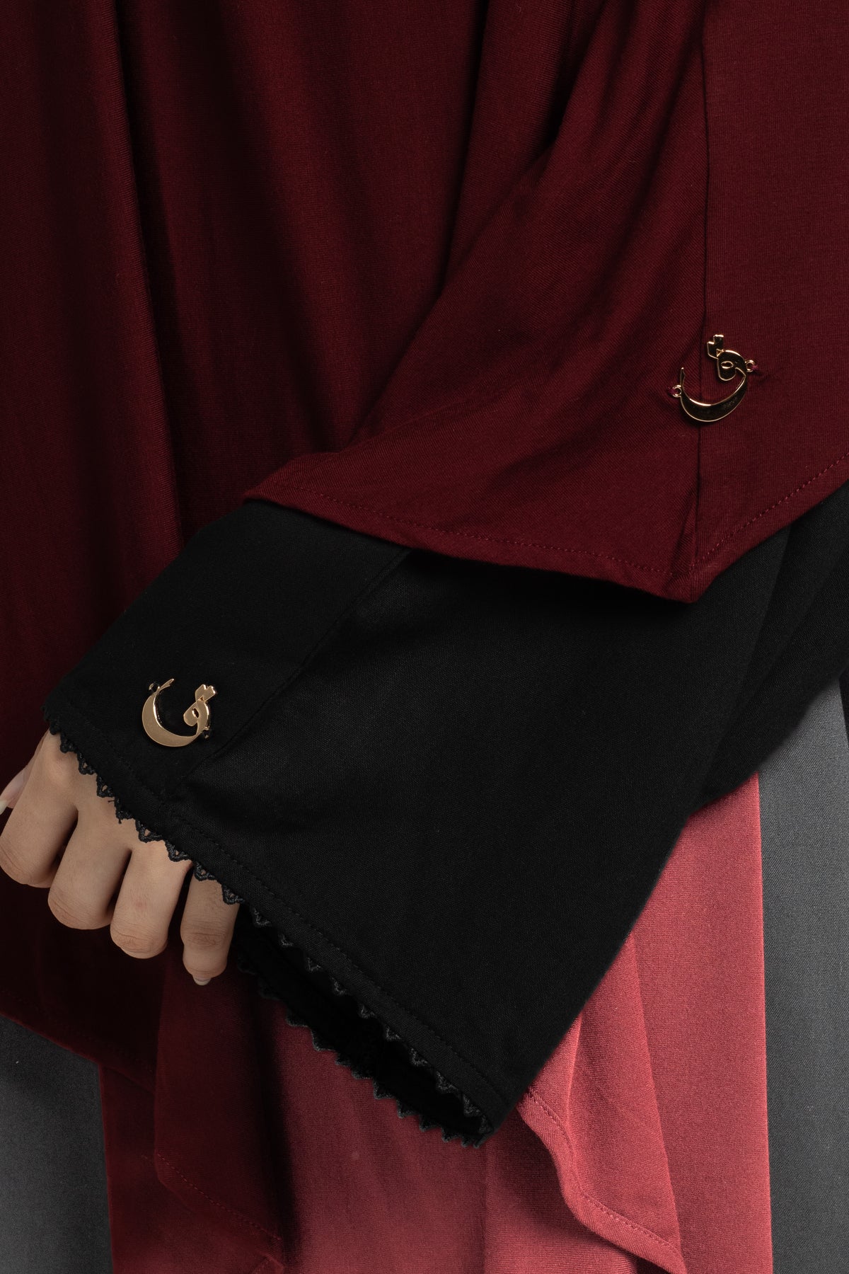 Deep Maroon regular Khimar