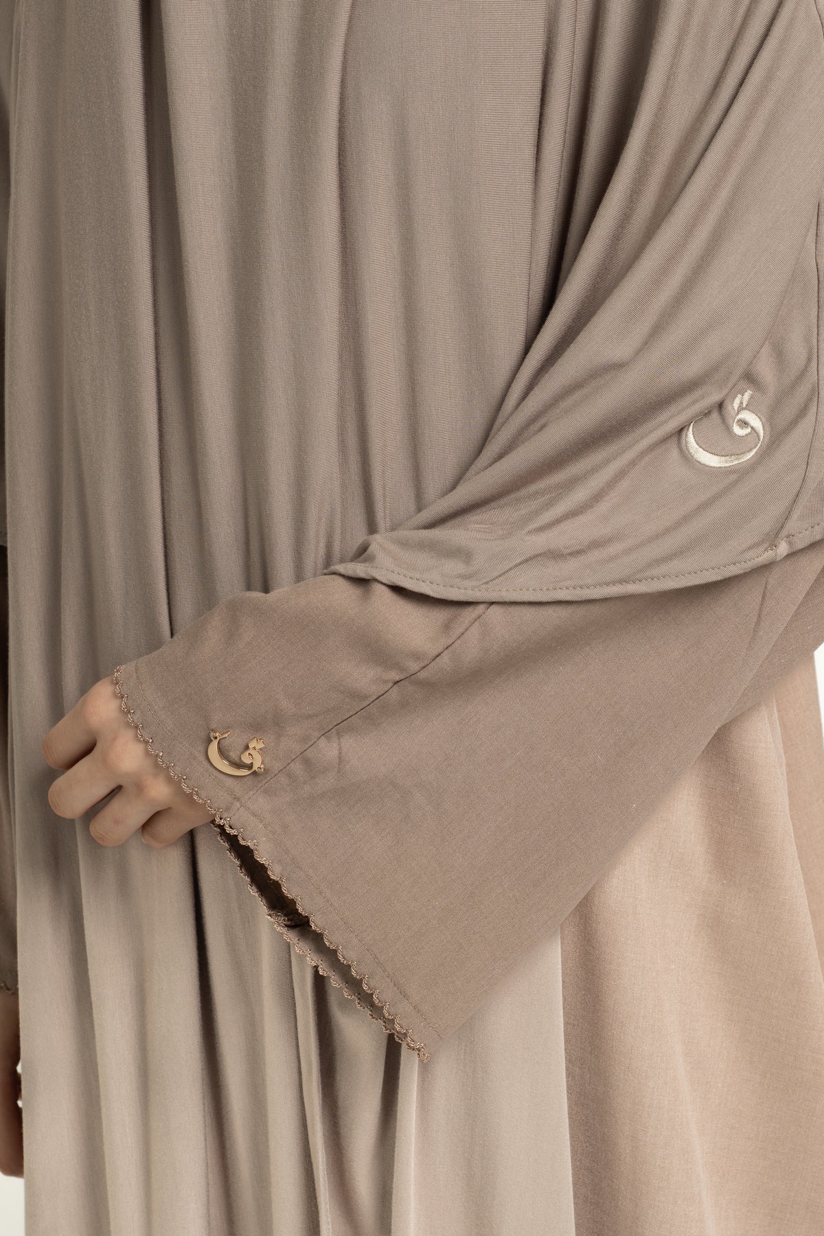Light mocha maxi khimar