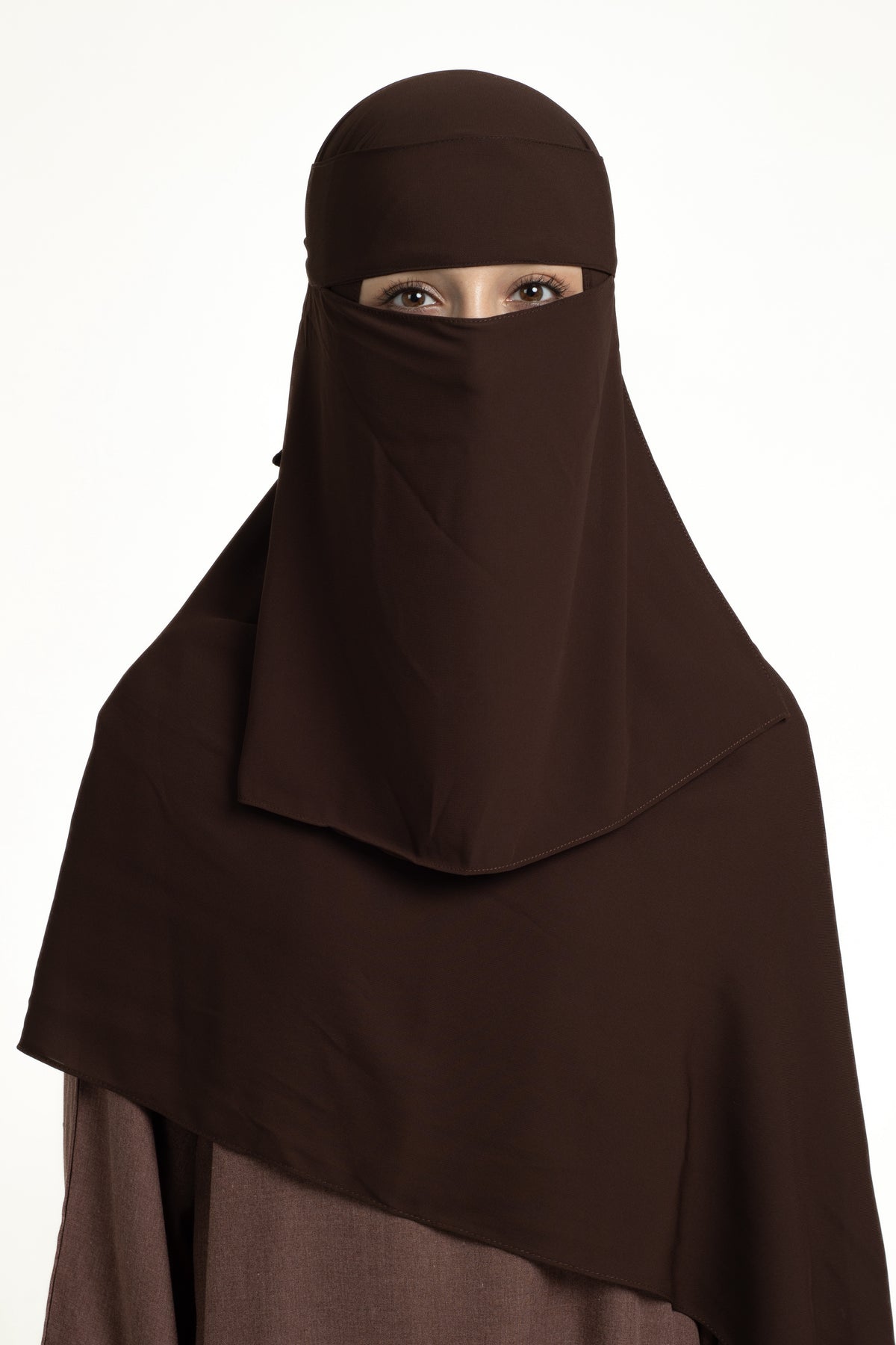 Chocolate niqab set