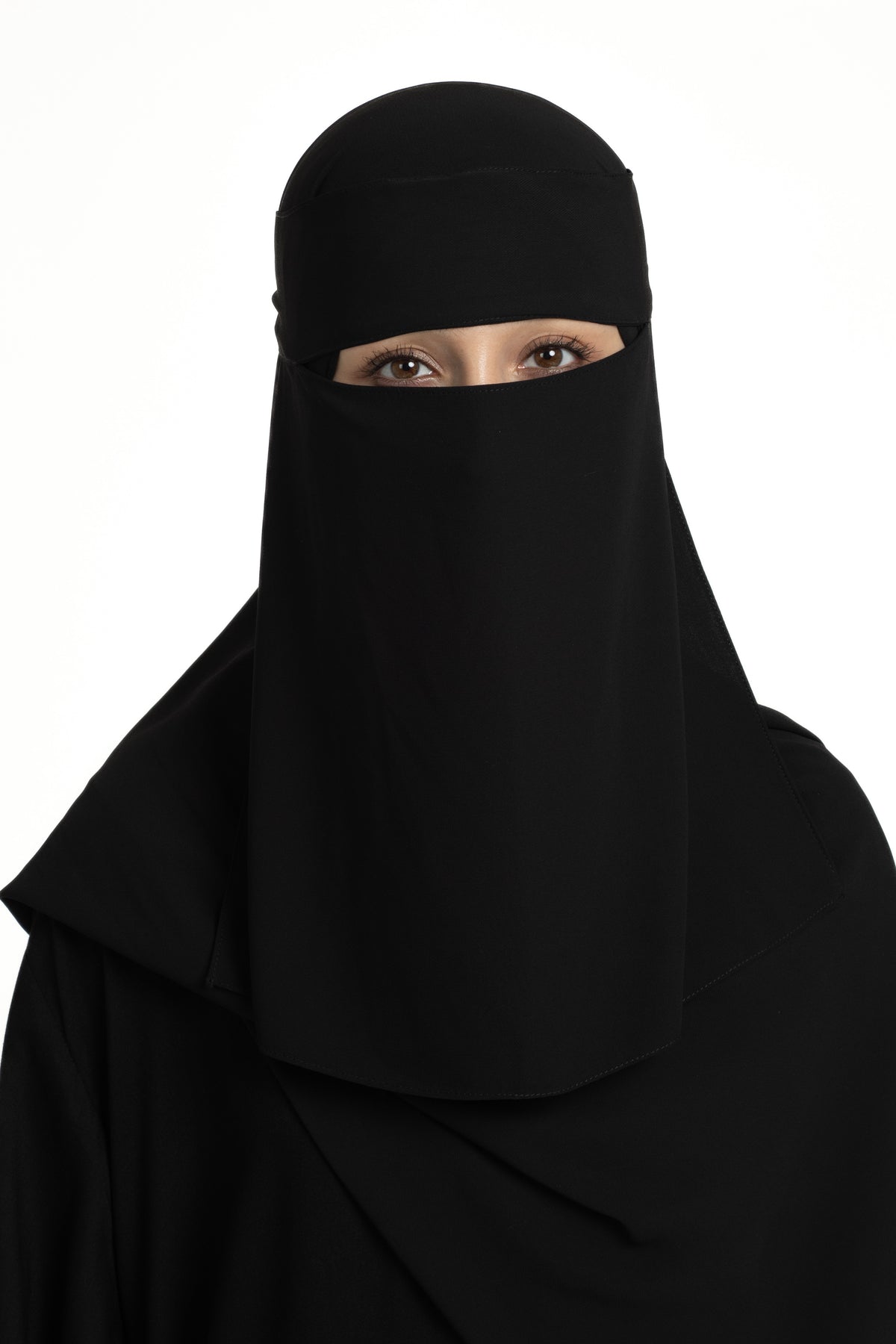 Black niqab set
