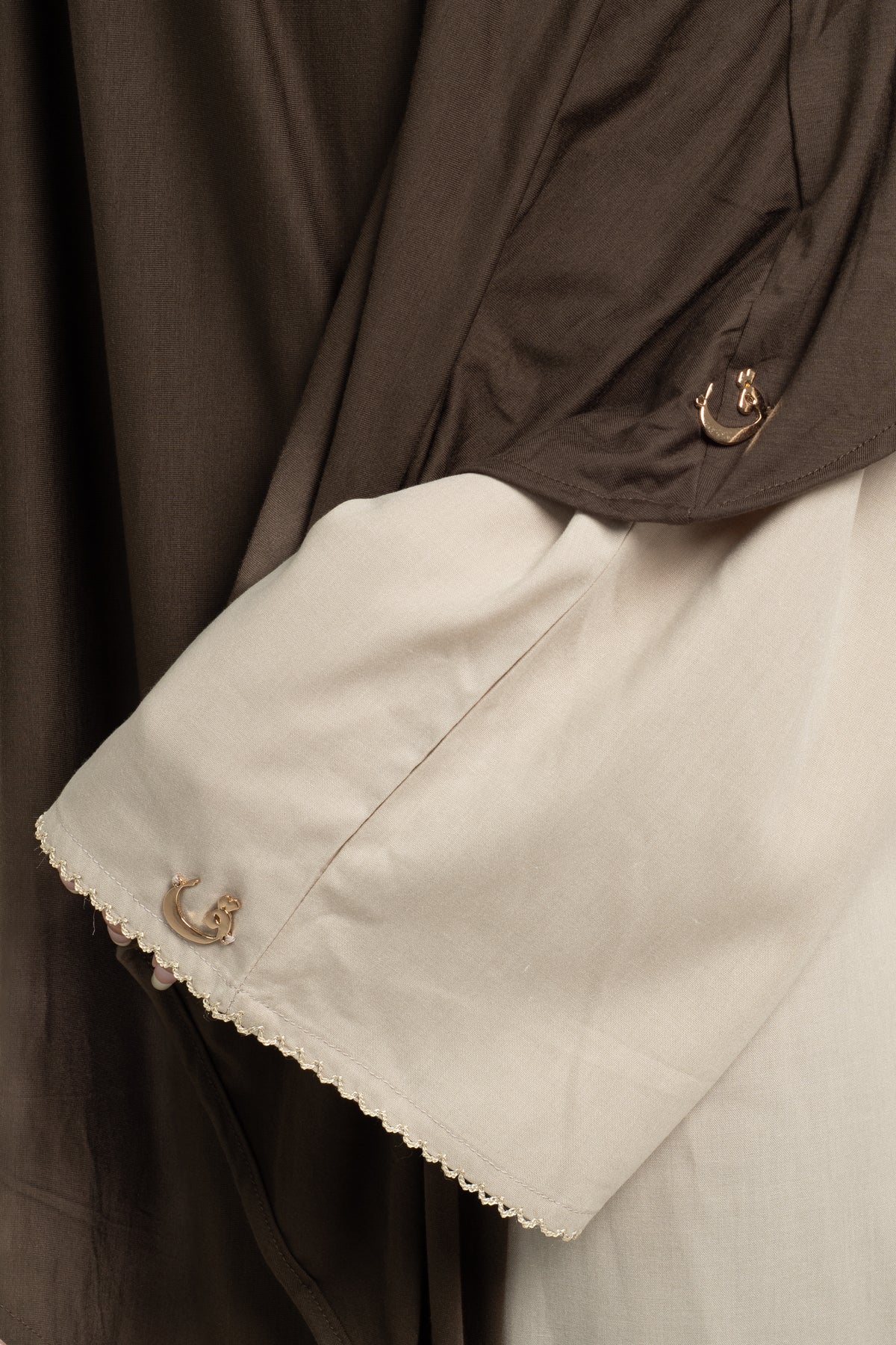 Olive brown regular Khimar