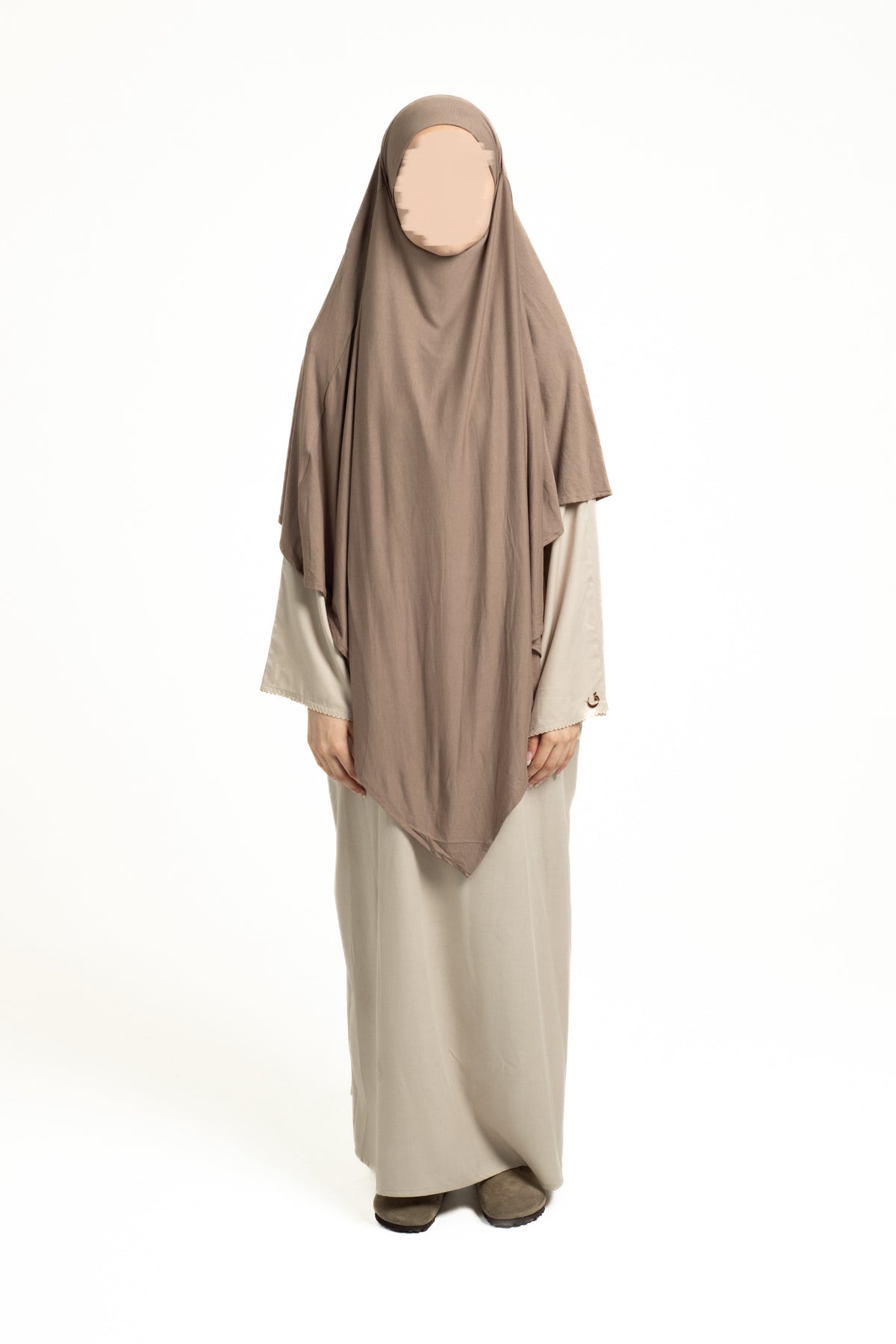 Walnut brown regular Khimar