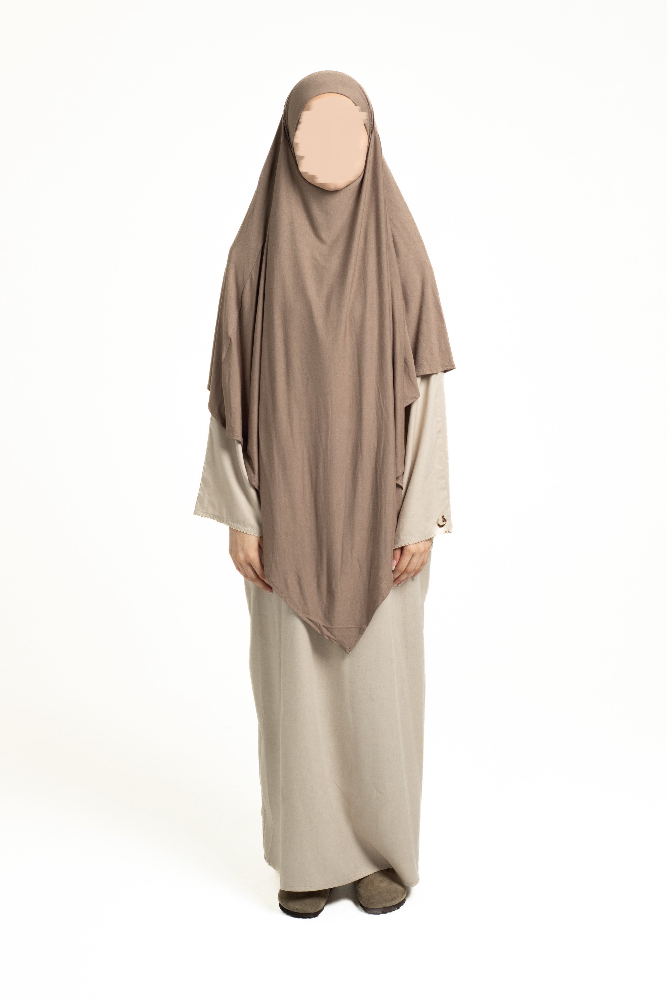 Walnut brown regular Khimar
