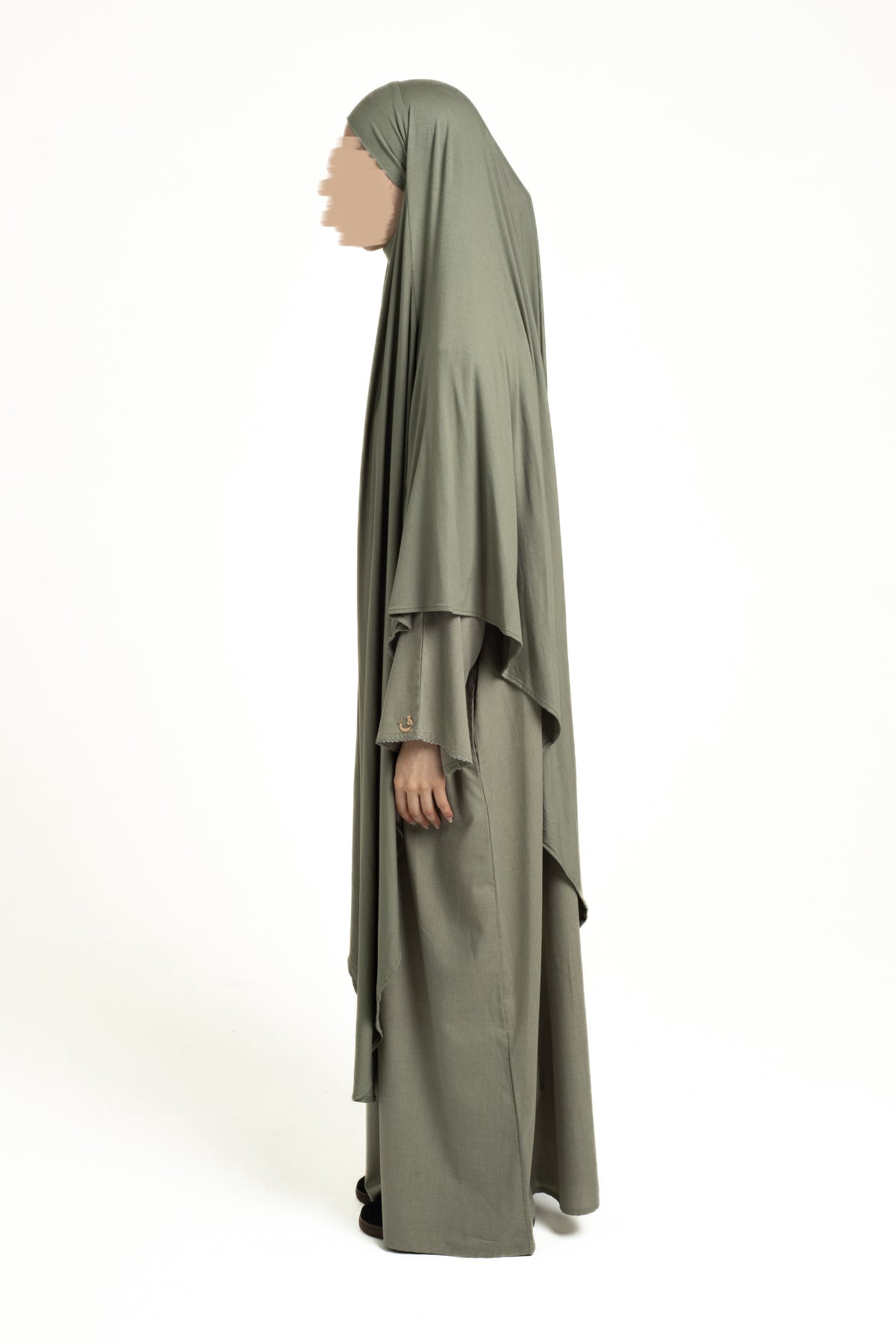 Dried sage maxi khimar