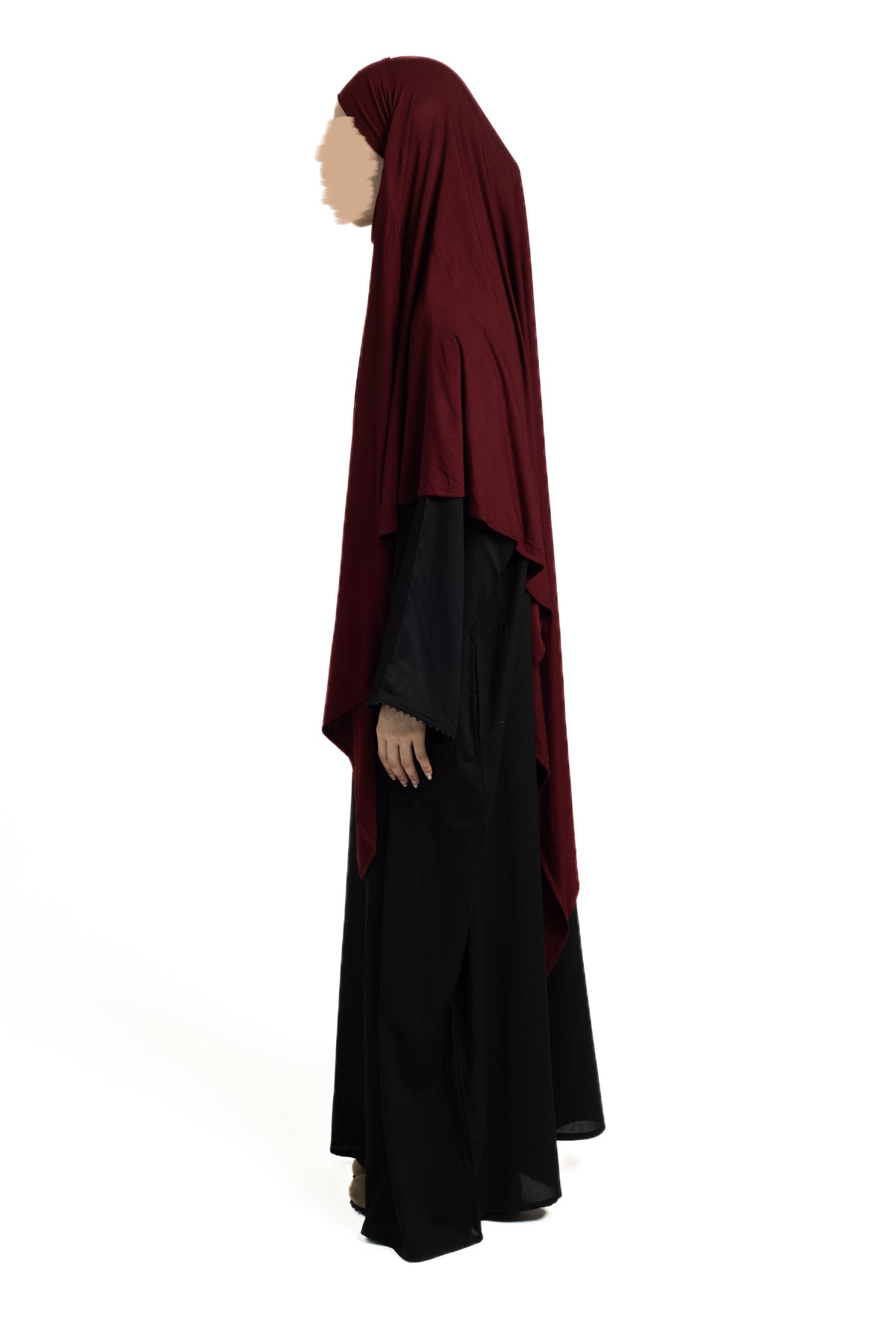 Deep Maroon regular Khimar