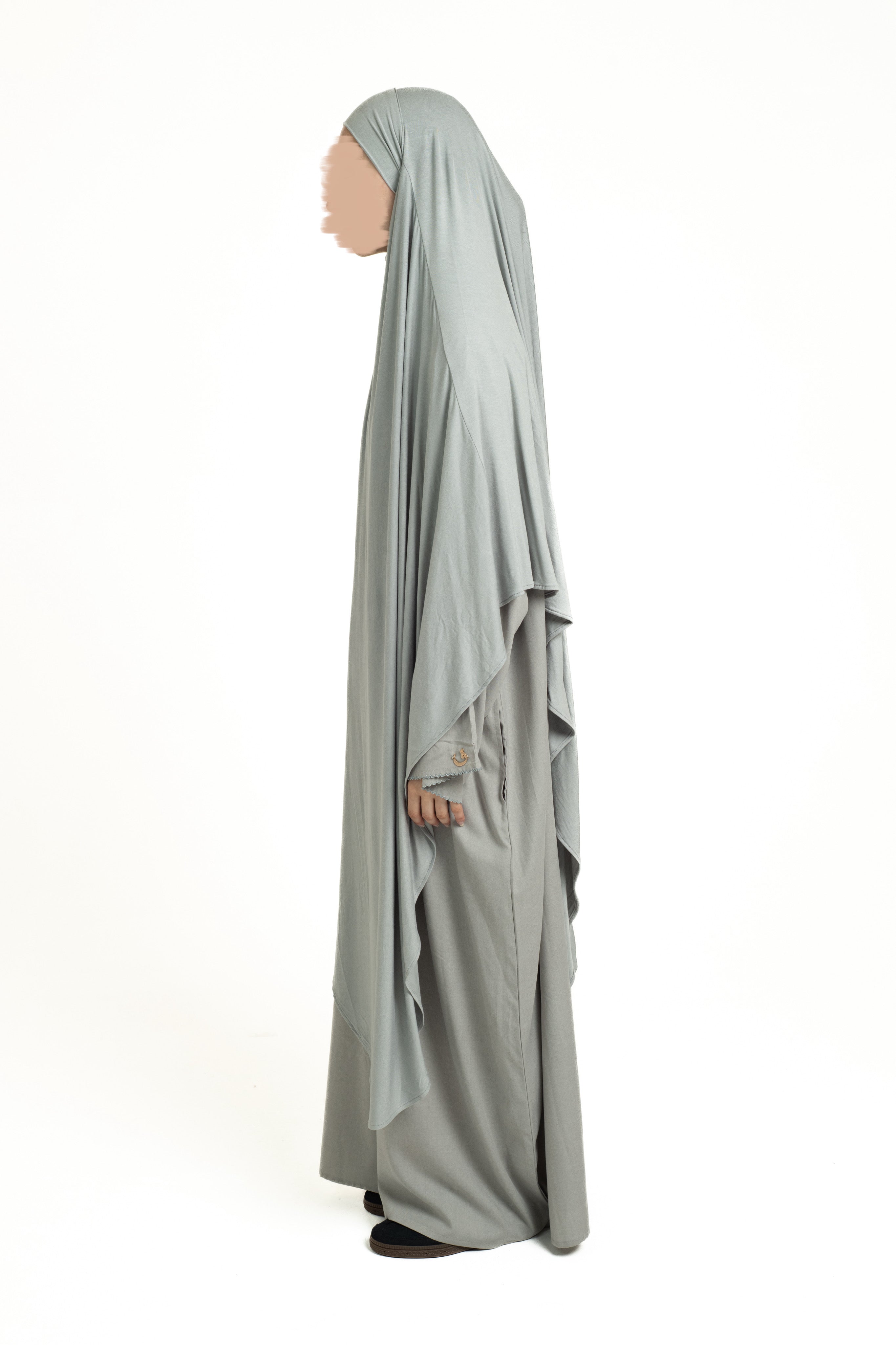 Seal blue maxi khimar
