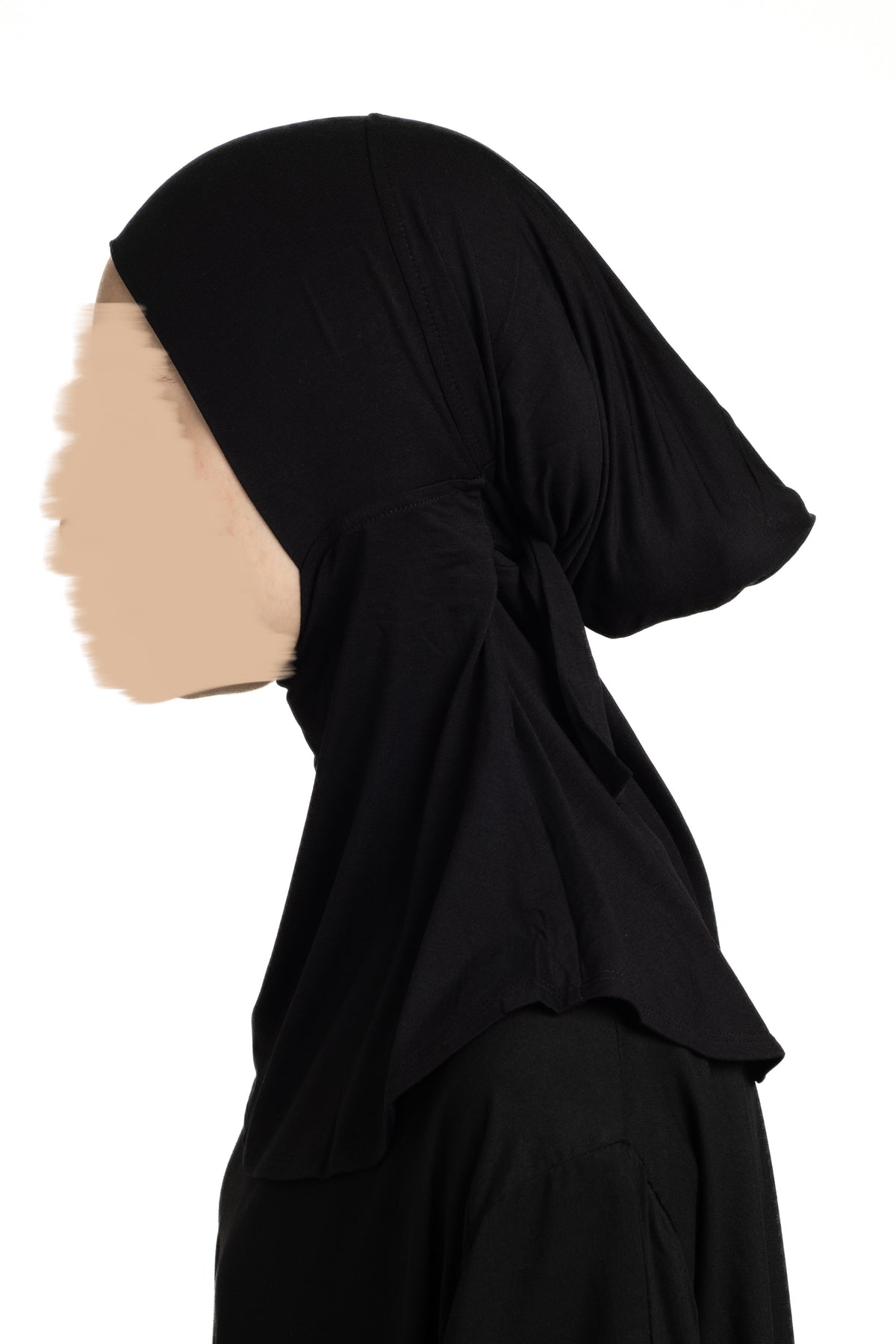 Black modal hijab