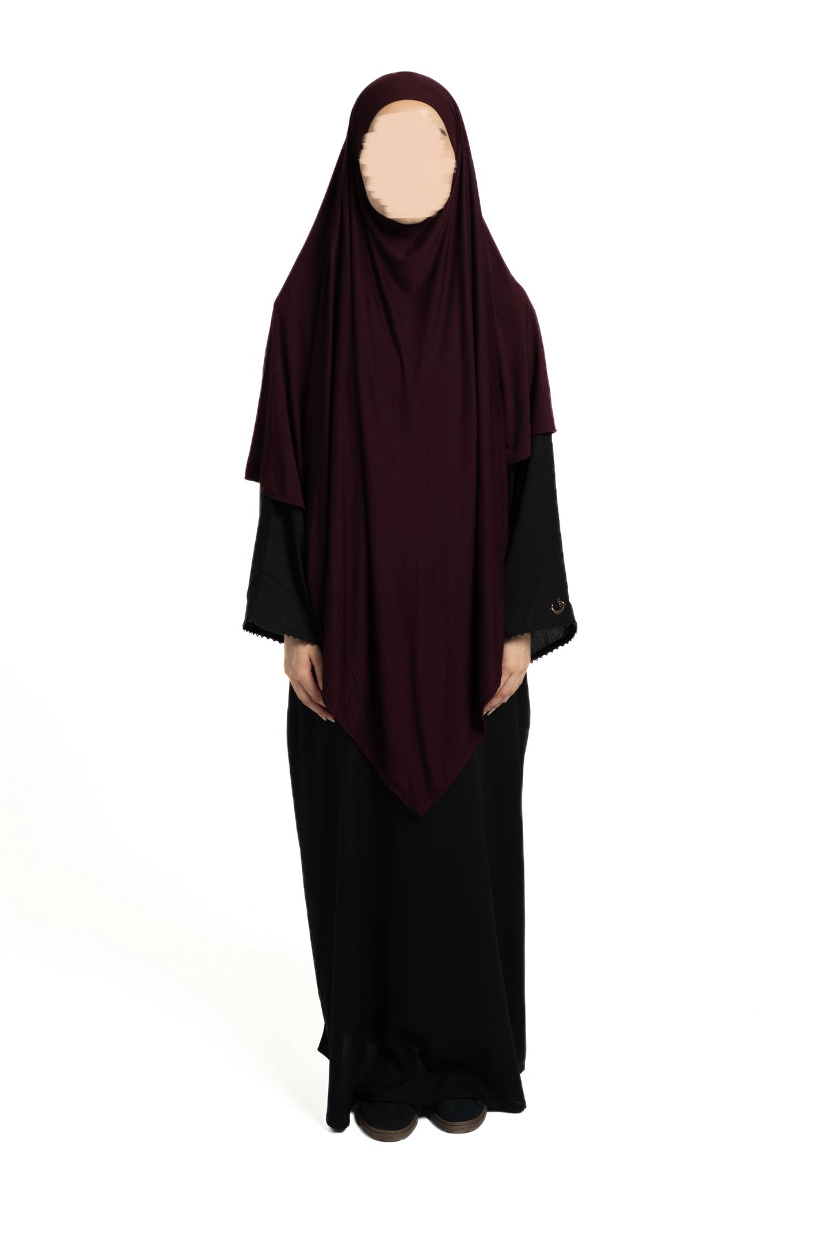 Burgundy Regular Khimar